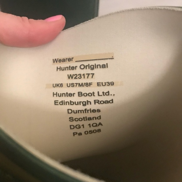 Hunter boots - excellent condition - Picture 4 of 7
